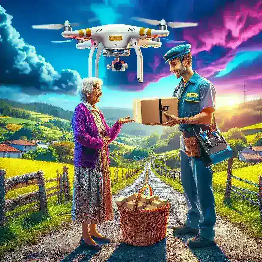 Correos prueba drones autónomos para reparto en zonas rurales de Galicia