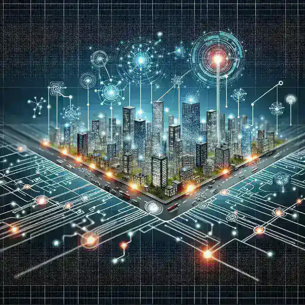 "Endesa's smart electric distribution network utilizing artificial intelligence technology for enhanced energy efficiency and management."