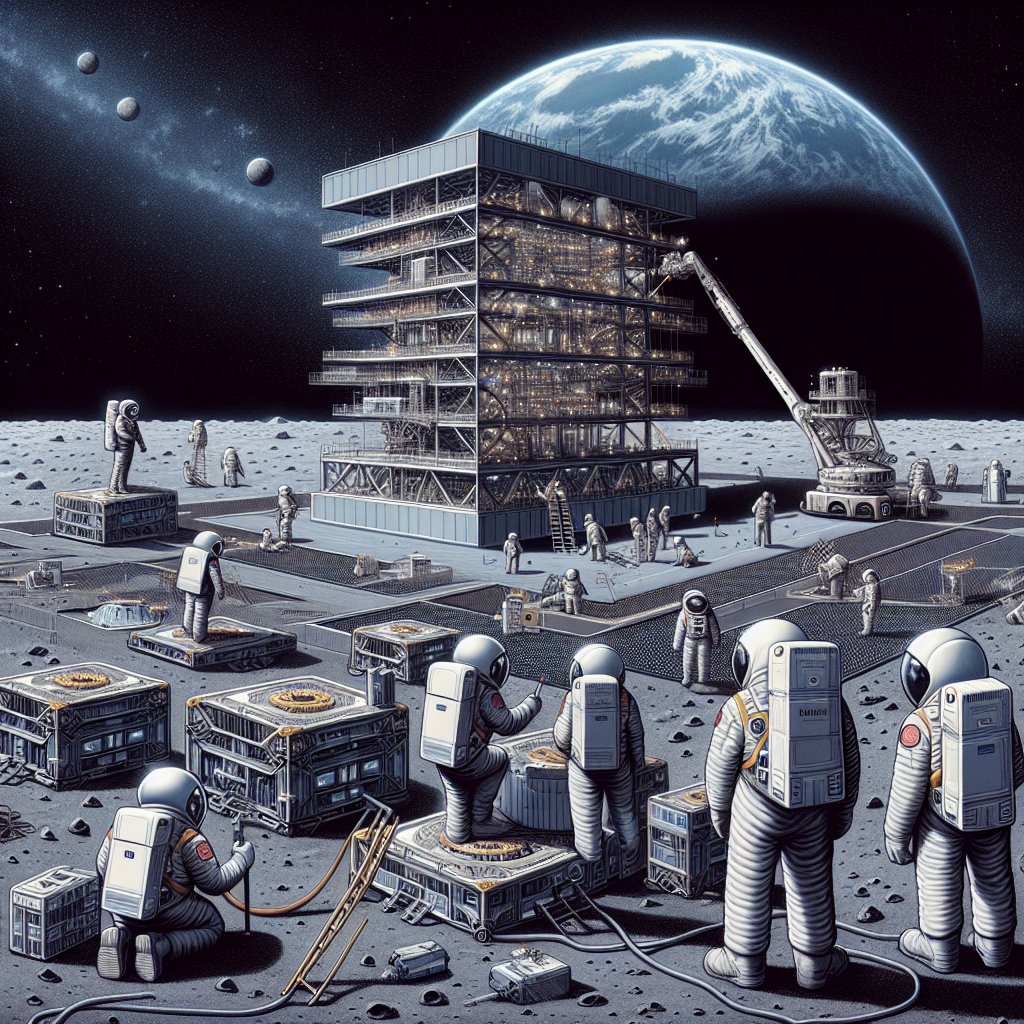 京大と鹿島、月面に人工重力居住施設の建設プロジェクトを始動